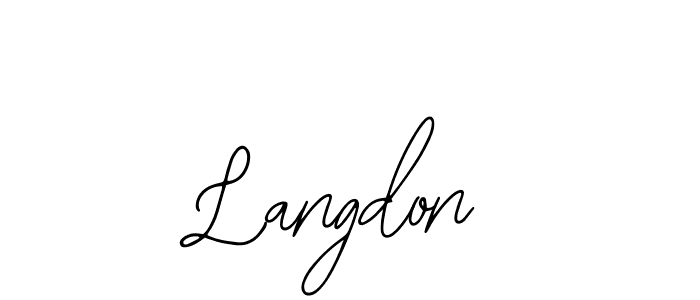Similarly Bearetta-2O07w is the best handwritten signature design. Signature creator online .You can use it as an online autograph creator for name Langdon. Langdon signature style 12 images and pictures png
