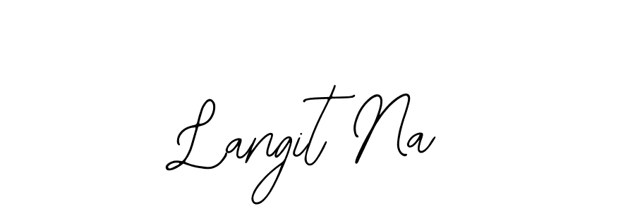 Bearetta-2O07w is a professional signature style that is perfect for those who want to add a touch of class to their signature. It is also a great choice for those who want to make their signature more unique. Get Langit Na name to fancy signature for free. Langit Na signature style 12 images and pictures png