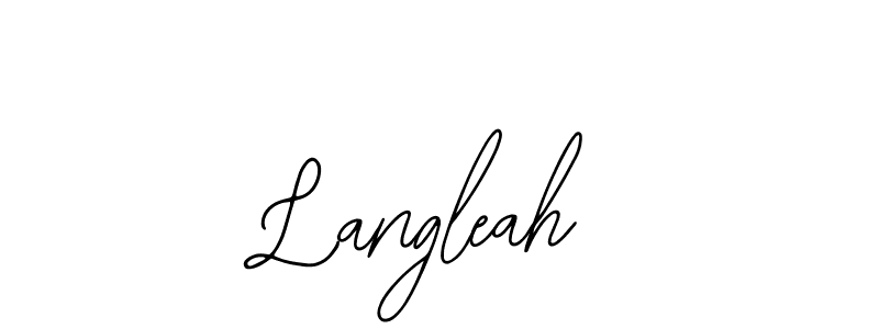 Similarly Bearetta-2O07w is the best handwritten signature design. Signature creator online .You can use it as an online autograph creator for name Langleah. Langleah signature style 12 images and pictures png