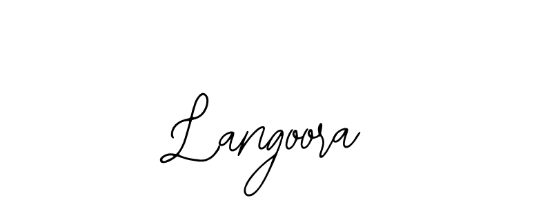Also we have Langoora name is the best signature style. Create professional handwritten signature collection using Bearetta-2O07w autograph style. Langoora signature style 12 images and pictures png
