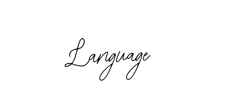 Also we have Language name is the best signature style. Create professional handwritten signature collection using Bearetta-2O07w autograph style. Language signature style 12 images and pictures png