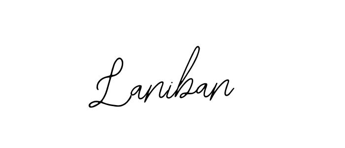 Laniban stylish signature style. Best Handwritten Sign (Bearetta-2O07w) for my name. Handwritten Signature Collection Ideas for my name Laniban. Laniban signature style 12 images and pictures png