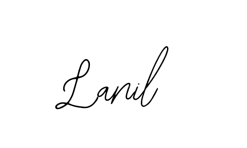 You should practise on your own different ways (Bearetta-2O07w) to write your name (Lanil) in signature. don't let someone else do it for you. Lanil signature style 12 images and pictures png