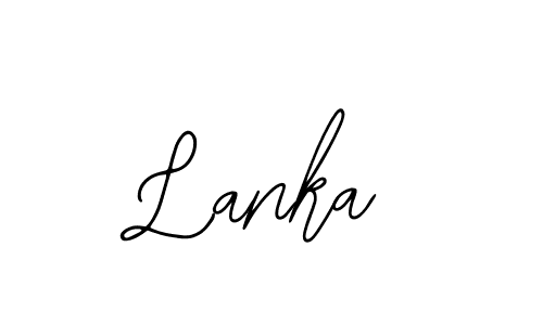 Use a signature maker to create a handwritten signature online. With this signature software, you can design (Bearetta-2O07w) your own signature for name Lanka. Lanka signature style 12 images and pictures png