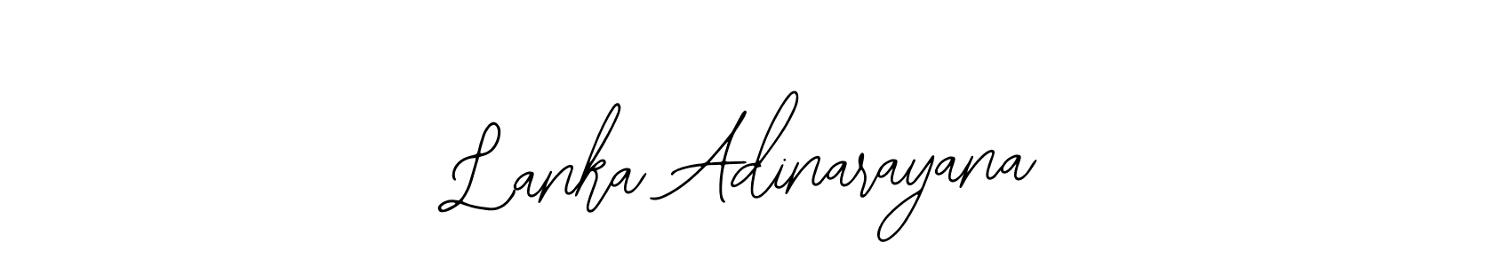 How to make Lanka Adinarayana signature? Bearetta-2O07w is a professional autograph style. Create handwritten signature for Lanka Adinarayana name. Lanka Adinarayana signature style 12 images and pictures png