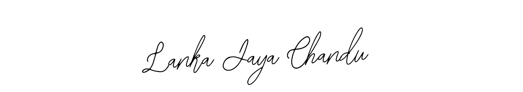 Make a short Lanka Jaya Chandu signature style. Manage your documents anywhere anytime using Bearetta-2O07w. Create and add eSignatures, submit forms, share and send files easily. Lanka Jaya Chandu signature style 12 images and pictures png