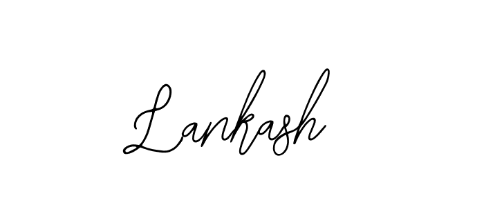 You should practise on your own different ways (Bearetta-2O07w) to write your name (Lankash) in signature. don't let someone else do it for you. Lankash signature style 12 images and pictures png