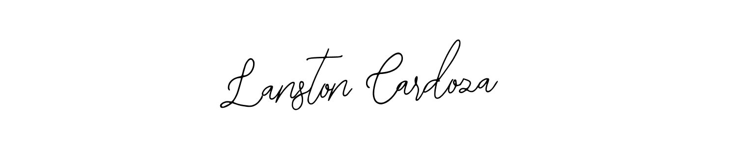 Make a beautiful signature design for name Lanston Cardoza. Use this online signature maker to create a handwritten signature for free. Lanston Cardoza signature style 12 images and pictures png