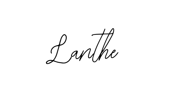 You should practise on your own different ways (Bearetta-2O07w) to write your name (Lanthe) in signature. don't let someone else do it for you. Lanthe signature style 12 images and pictures png