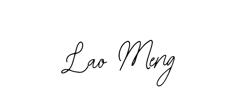 Make a beautiful signature design for name Lao Meng. With this signature (Bearetta-2O07w) style, you can create a handwritten signature for free. Lao Meng signature style 12 images and pictures png