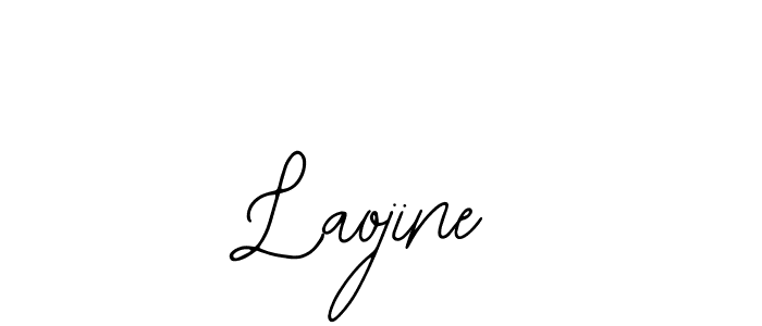 Also You can easily find your signature by using the search form. We will create Laojine name handwritten signature images for you free of cost using Bearetta-2O07w sign style. Laojine signature style 12 images and pictures png