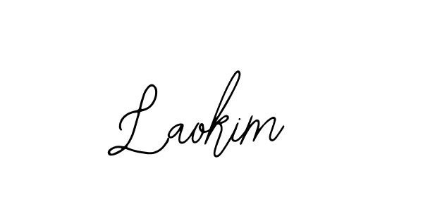 Also You can easily find your signature by using the search form. We will create Laokim name handwritten signature images for you free of cost using Bearetta-2O07w sign style. Laokim signature style 12 images and pictures png