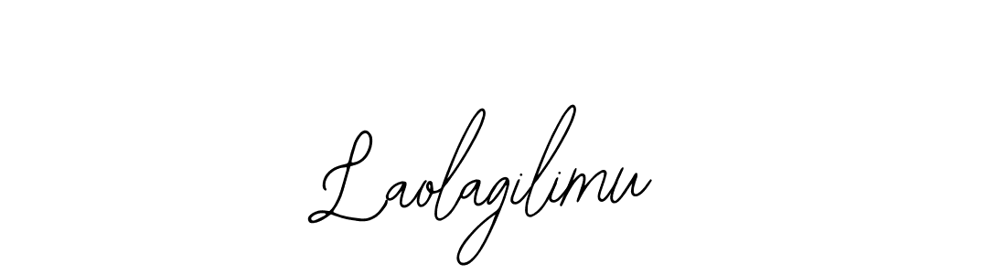 Use a signature maker to create a handwritten signature online. With this signature software, you can design (Bearetta-2O07w) your own signature for name Laolagilimu. Laolagilimu signature style 12 images and pictures png