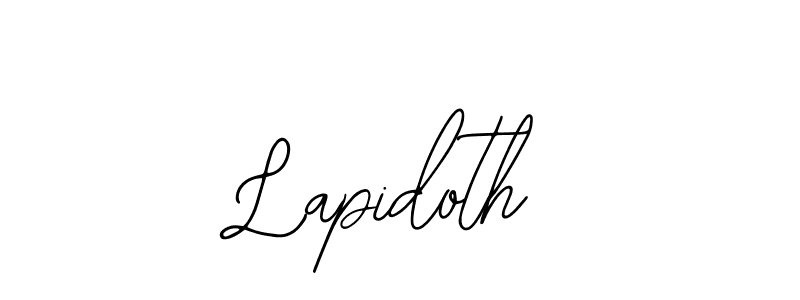 You should practise on your own different ways (Bearetta-2O07w) to write your name (Lapidoth) in signature. don't let someone else do it for you. Lapidoth signature style 12 images and pictures png
