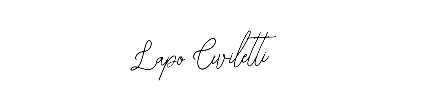 It looks lik you need a new signature style for name Lapo Civiletti. Design unique handwritten (Bearetta-2O07w) signature with our free signature maker in just a few clicks. Lapo Civiletti signature style 12 images and pictures png