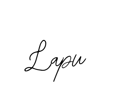 Also You can easily find your signature by using the search form. We will create Lapu name handwritten signature images for you free of cost using Bearetta-2O07w sign style. Lapu signature style 12 images and pictures png