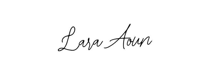 Make a beautiful signature design for name Lara Aoun. Use this online signature maker to create a handwritten signature for free. Lara Aoun signature style 12 images and pictures png