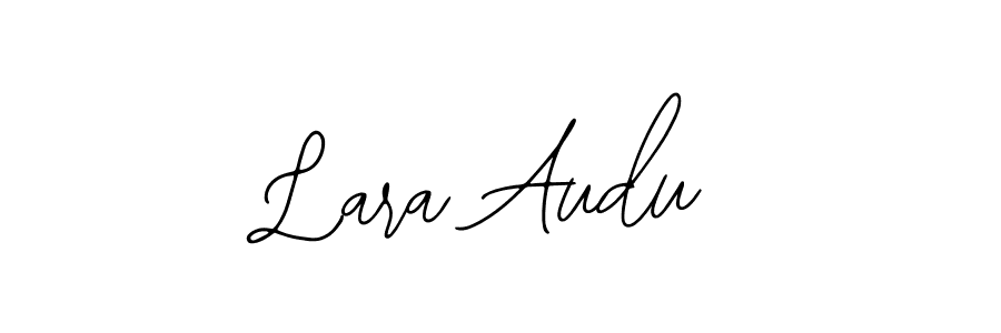 The best way (Bearetta-2O07w) to make a short signature is to pick only two or three words in your name. The name Lara Audu include a total of six letters. For converting this name. Lara Audu signature style 12 images and pictures png