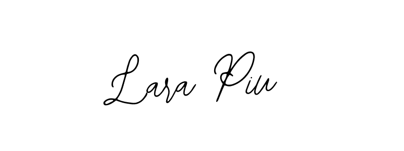 Also You can easily find your signature by using the search form. We will create Lara Piu name handwritten signature images for you free of cost using Bearetta-2O07w sign style. Lara Piu signature style 12 images and pictures png