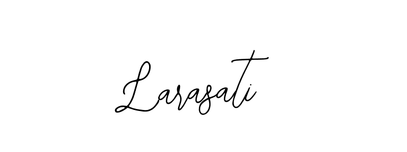 Bearetta-2O07w is a professional signature style that is perfect for those who want to add a touch of class to their signature. It is also a great choice for those who want to make their signature more unique. Get Larasati name to fancy signature for free. Larasati signature style 12 images and pictures png