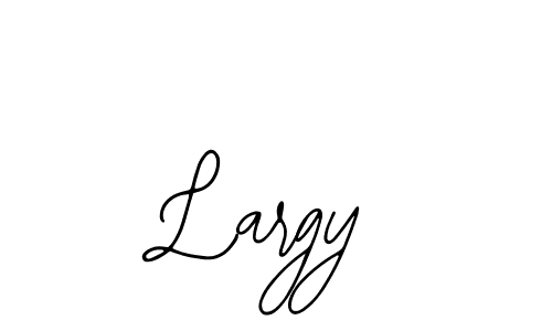 You should practise on your own different ways (Bearetta-2O07w) to write your name (Largy) in signature. don't let someone else do it for you. Largy signature style 12 images and pictures png