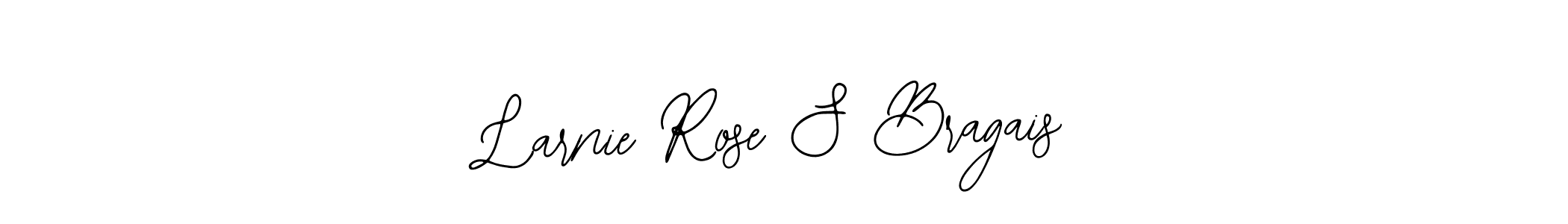 if you are searching for the best signature style for your name Larnie Rose S Bragais. so please give up your signature search. here we have designed multiple signature styles  using Bearetta-2O07w. Larnie Rose S Bragais signature style 12 images and pictures png