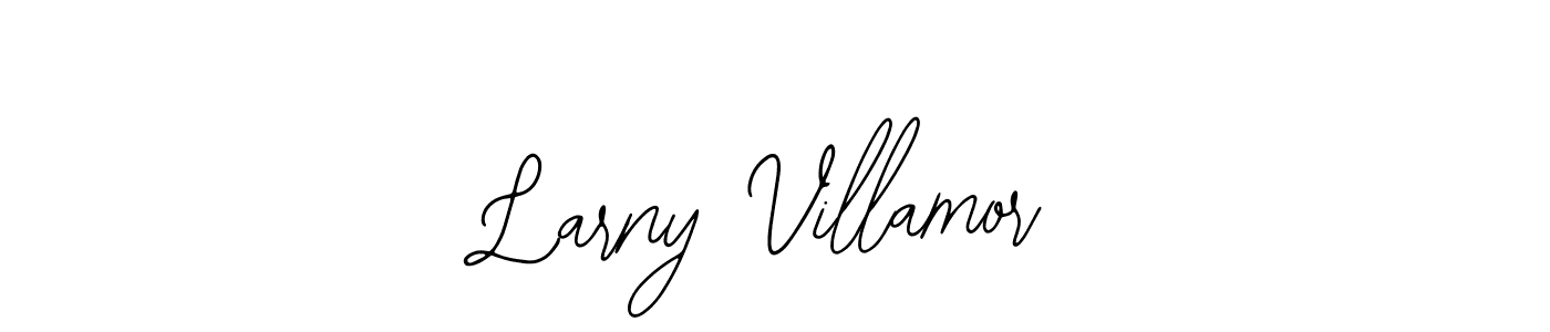 Make a beautiful signature design for name Larny Villamor. With this signature (Bearetta-2O07w) style, you can create a handwritten signature for free. Larny Villamor signature style 12 images and pictures png