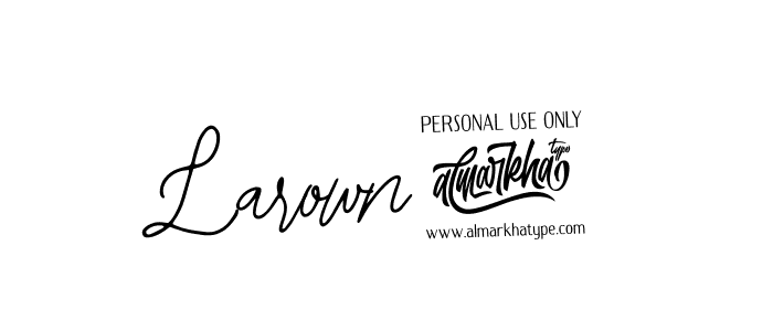 Also You can easily find your signature by using the search form. We will create Larown! name handwritten signature images for you free of cost using Bearetta-2O07w sign style. Larown! signature style 12 images and pictures png