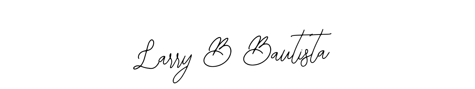 Similarly Bearetta-2O07w is the best handwritten signature design. Signature creator online .You can use it as an online autograph creator for name Larry B Bautista. Larry B Bautista signature style 12 images and pictures png