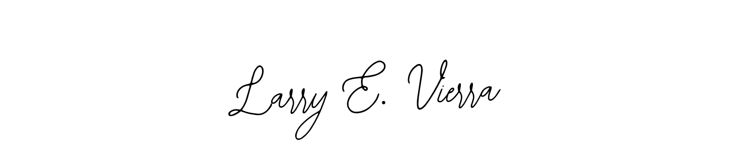 How to make Larry E. Vierra name signature. Use Bearetta-2O07w style for creating short signs online. This is the latest handwritten sign. Larry E. Vierra signature style 12 images and pictures png