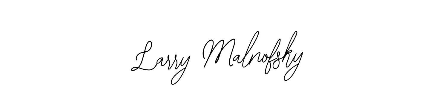Design your own signature with our free online signature maker. With this signature software, you can create a handwritten (Bearetta-2O07w) signature for name Larry Malnofsky. Larry Malnofsky signature style 12 images and pictures png
