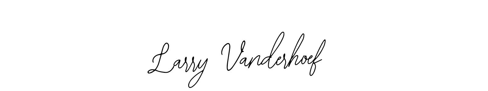 It looks lik you need a new signature style for name Larry Vanderhoef. Design unique handwritten (Bearetta-2O07w) signature with our free signature maker in just a few clicks. Larry Vanderhoef signature style 12 images and pictures png