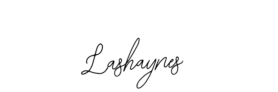 Design your own signature with our free online signature maker. With this signature software, you can create a handwritten (Bearetta-2O07w) signature for name Lashaynes. Lashaynes signature style 12 images and pictures png
