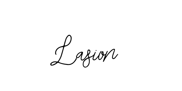 How to Draw Lasion signature style? Bearetta-2O07w is a latest design signature styles for name Lasion. Lasion signature style 12 images and pictures png