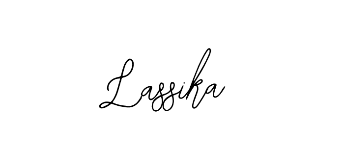 Create a beautiful signature design for name Lassika. With this signature (Bearetta-2O07w) fonts, you can make a handwritten signature for free. Lassika signature style 12 images and pictures png