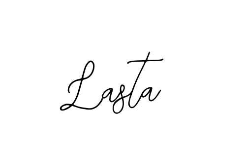 How to make Lasta signature? Bearetta-2O07w is a professional autograph style. Create handwritten signature for Lasta name. Lasta signature style 12 images and pictures png