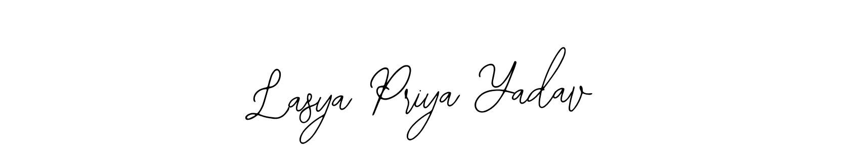 Design your own signature with our free online signature maker. With this signature software, you can create a handwritten (Bearetta-2O07w) signature for name Lasya Priya Yadav. Lasya Priya Yadav signature style 12 images and pictures png