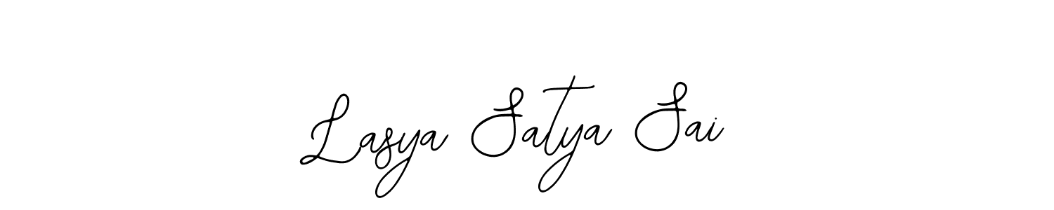 Also we have Lasya Satya Sai name is the best signature style. Create professional handwritten signature collection using Bearetta-2O07w autograph style. Lasya Satya Sai signature style 12 images and pictures png