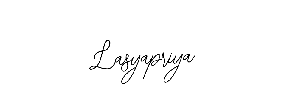 if you are searching for the best signature style for your name Lasyapriya. so please give up your signature search. here we have designed multiple signature styles  using Bearetta-2O07w. Lasyapriya signature style 12 images and pictures png