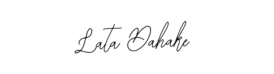 Also we have Lata Dahake name is the best signature style. Create professional handwritten signature collection using Bearetta-2O07w autograph style. Lata Dahake signature style 12 images and pictures png