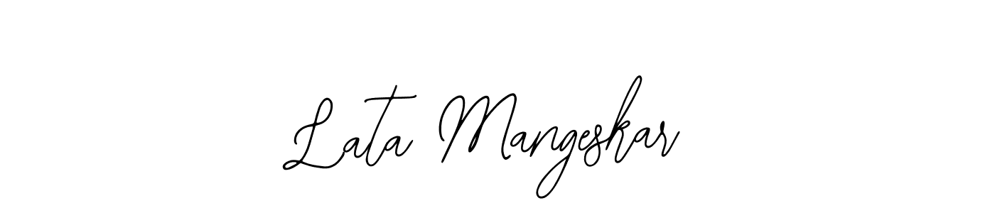 if you are searching for the best signature style for your name Lata Mangeskar. so please give up your signature search. here we have designed multiple signature styles  using Bearetta-2O07w. Lata Mangeskar signature style 12 images and pictures png