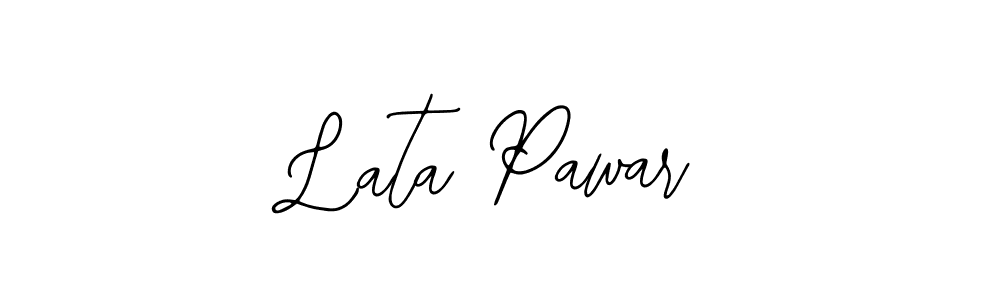 The best way (Bearetta-2O07w) to make a short signature is to pick only two or three words in your name. The name Lata Pawar include a total of six letters. For converting this name. Lata Pawar signature style 12 images and pictures png