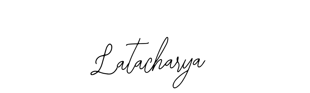 Similarly Bearetta-2O07w is the best handwritten signature design. Signature creator online .You can use it as an online autograph creator for name Latacharya. Latacharya signature style 12 images and pictures png