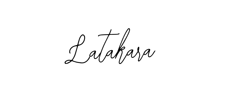 Design your own signature with our free online signature maker. With this signature software, you can create a handwritten (Bearetta-2O07w) signature for name Latakara. Latakara signature style 12 images and pictures png