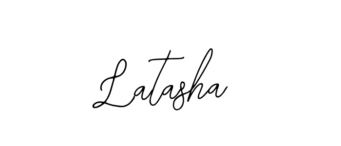 You should practise on your own different ways (Bearetta-2O07w) to write your name (Latasha) in signature. don't let someone else do it for you. Latasha signature style 12 images and pictures png