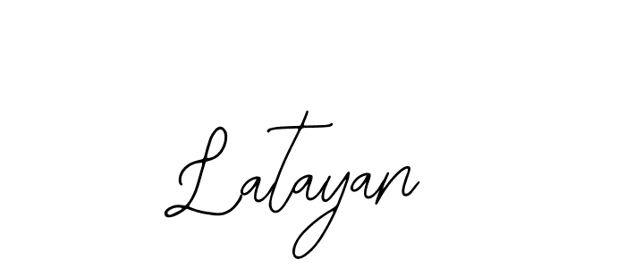 Make a beautiful signature design for name Latayan. With this signature (Bearetta-2O07w) style, you can create a handwritten signature for free. Latayan signature style 12 images and pictures png