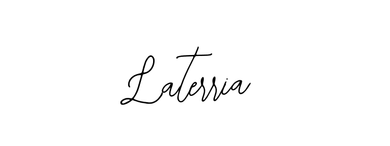Use a signature maker to create a handwritten signature online. With this signature software, you can design (Bearetta-2O07w) your own signature for name Laterria. Laterria signature style 12 images and pictures png