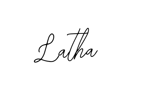 Make a beautiful signature design for name Latha. Use this online signature maker to create a handwritten signature for free. Latha signature style 12 images and pictures png