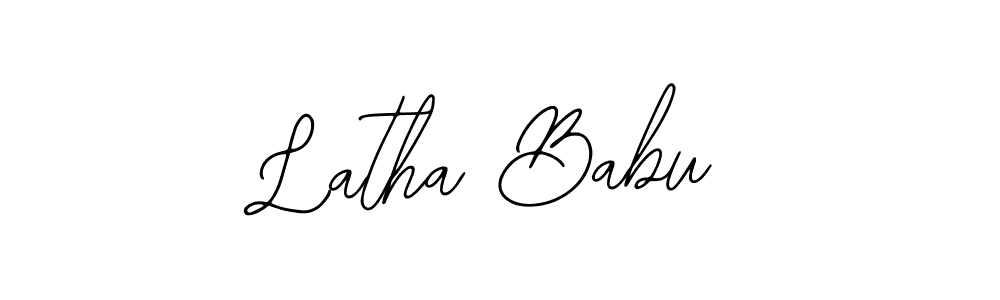 Make a beautiful signature design for name Latha Babu. With this signature (Bearetta-2O07w) style, you can create a handwritten signature for free. Latha Babu signature style 12 images and pictures png