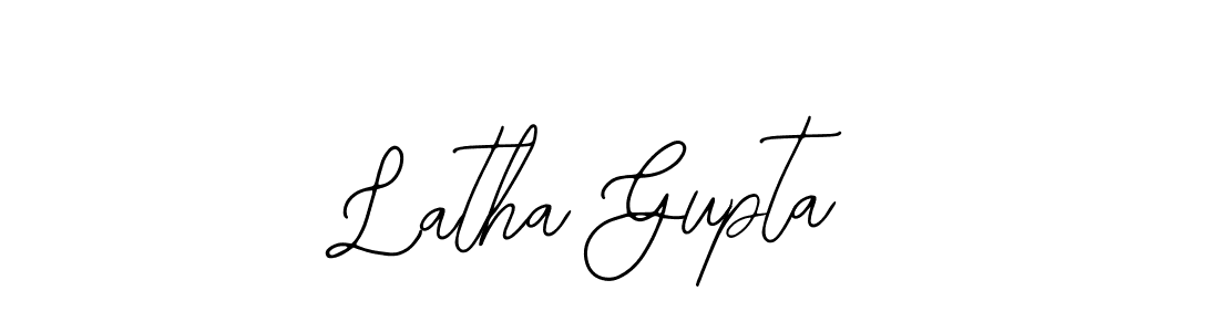 Make a beautiful signature design for name Latha Gupta. With this signature (Bearetta-2O07w) style, you can create a handwritten signature for free. Latha Gupta signature style 12 images and pictures png